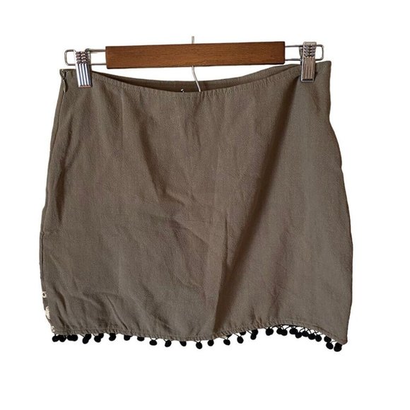 Altar'd State Mini Skirt Women's Small Floral Boho Embroider Birds Colorful - Picture 2 of 3